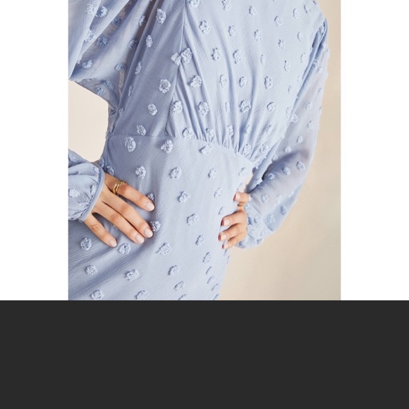 Beautiful trendy textured midi dress! - Picture 3 of 6